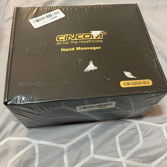 Cincom Portable Hand Massager Teal Cordless with Heat and Compression Arthritis - Picture 3 of 9